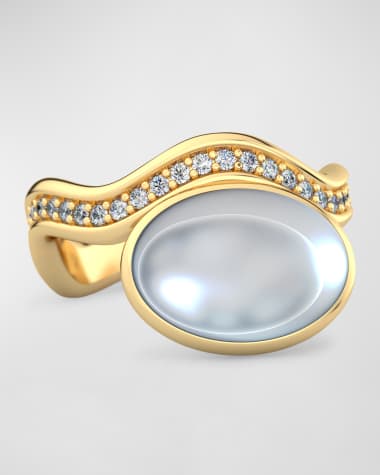 Jamie Turner Aurora Statement Ring with Diamonds