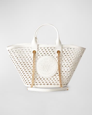 Veronica Beard The Crest Small Cutout Market Tote Bag