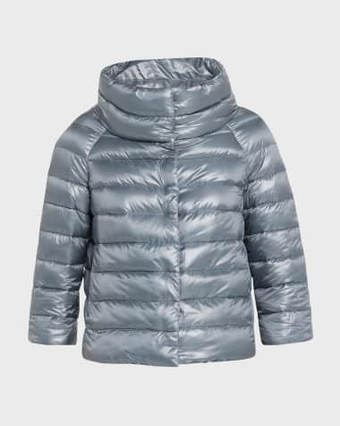 Herno Iconico Piumino Sofia Water-Resistant Nylon Ultralight Puffer Jacket