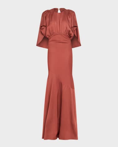 Zimmermann Eden Cascading Satin Dress