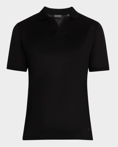 Emporio Armani Men's Johnny Collar Polo Shirt