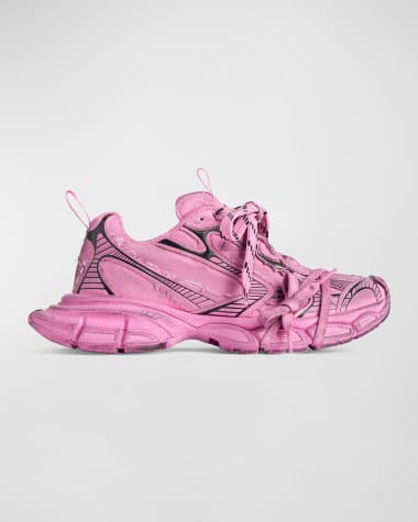 Pink designer sneakers hotsell