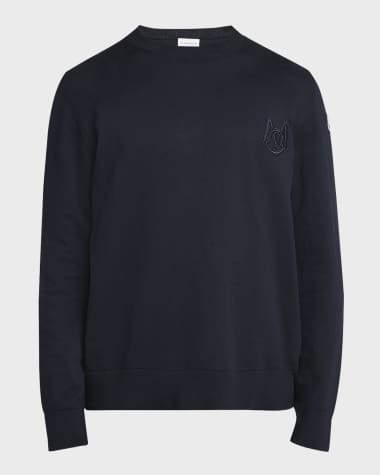 Moncler Men's Logo Crewneck Sweater