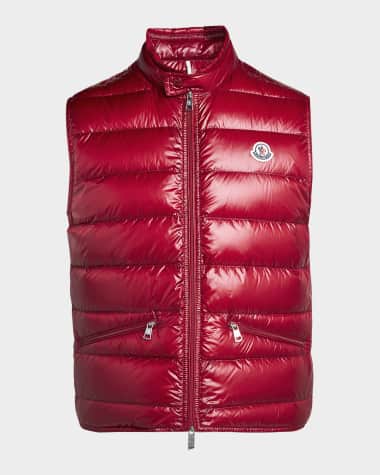 Moncler Men's Gui Longue Saison Down Vest