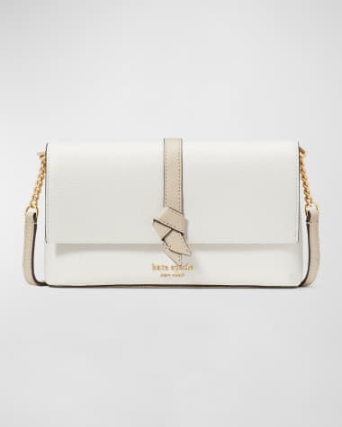 kate spade new york knott colorblock pebbled leather crossbody bag