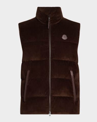 Moncler Men's Acrab Corduroy Down Vest