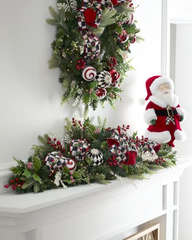 MacKenzie-Childs Nick's Pick Mantle Garland, 53"