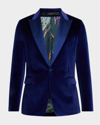 Paul Smith Men's Velvet Single-Button Evening Jacket