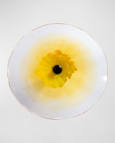 Dale Tiffany Milagra Art Glass Wall Decor, 12" Round