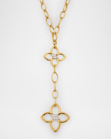 Roberto Coin 18K Yellow Gold Diamond Cialoma Necklace