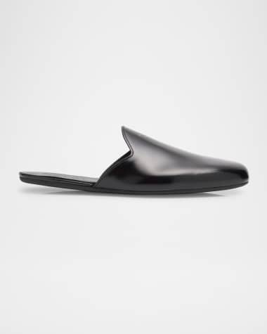Prada Men's Analog Leather Slippers