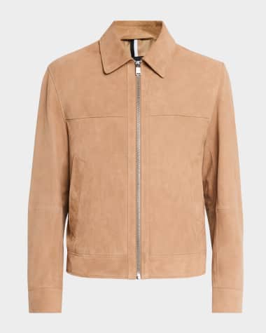 BOSS Men's Malbano Suede Jacket
