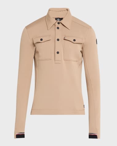 Moncler Grenoble Men's Polartec Polo Shirt