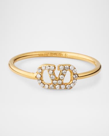 Valentino Garavani VLogo Signature Strass Ring