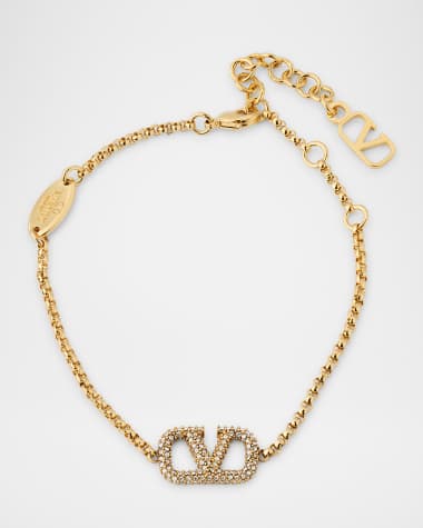 Valentino Garavani VLogo Signature Strass Bracelet