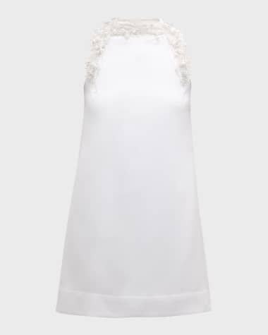 Gaurav Gupta Beaded Antiform Sleeveless Mini Dress