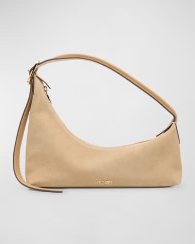 Cult Gaia Lola Zip Leather Shoulder Bag