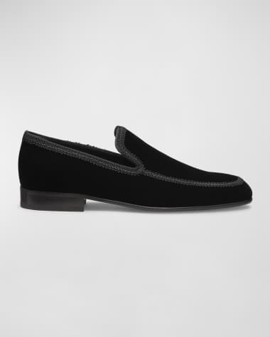 Stuart Weitzman Men's Alexan Velvet Loafers