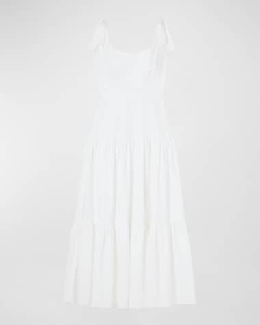kate spade new york newport tiered a-line midi dress