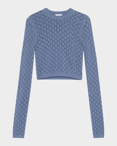 A.L.C. Brandi Pointelle Knit Top