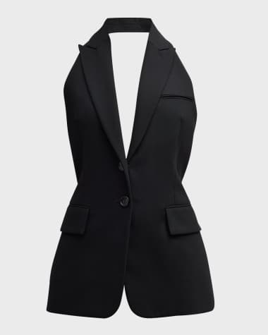A.L.C. Alexa Single-Breasted Halter Vest