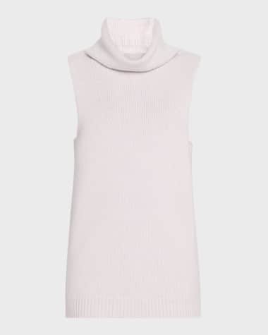 Dries Van Noten Teenage Sleeveless Wool Turtleneck