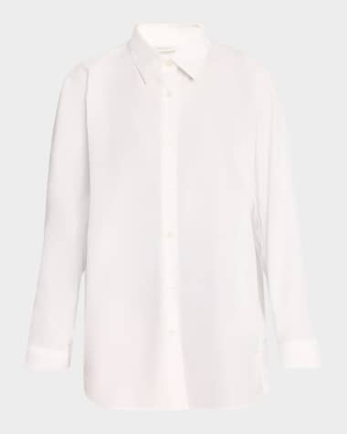 Dries Van Noten Casio Long-Sleeve Button-Down Shirt