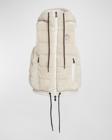 Moncler Grenoble Teddy Fleece Puffer Vest