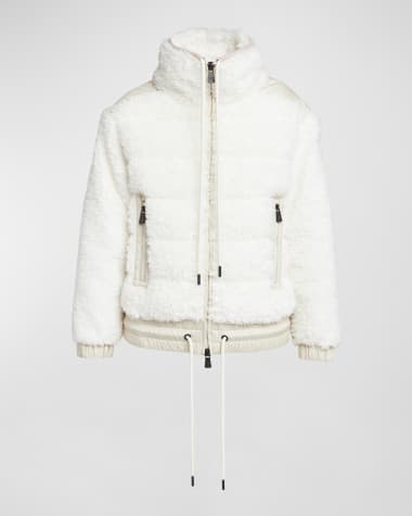 Moncler Grenoble Teddy Fleece Puffer Jacket