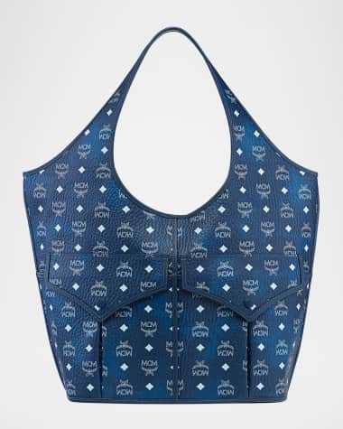 MCM Aren XL Visetos Monogram Shopper Tote Bag