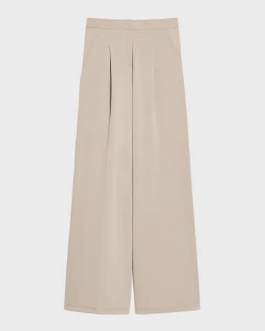 Max Mara Leisure Bonn Pleated Wide-Leg Pants
