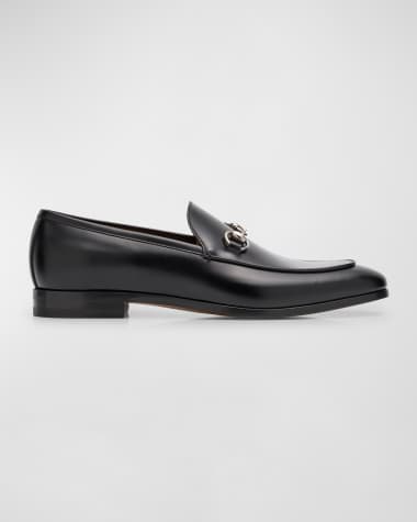 Gucci Men's Next Bit Leather Loafers