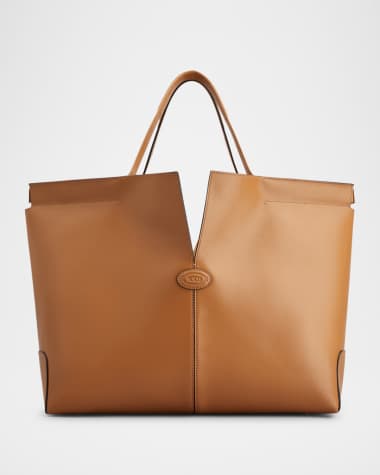 Tod's Medium Leather Di Folio Tote Bag