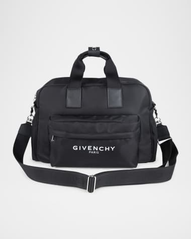 Givenchy Logo-Print Cotton Diaper Bag