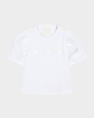 Givenchy Girl's Contrast Logo-Print T-Shirt, Size 12M-3