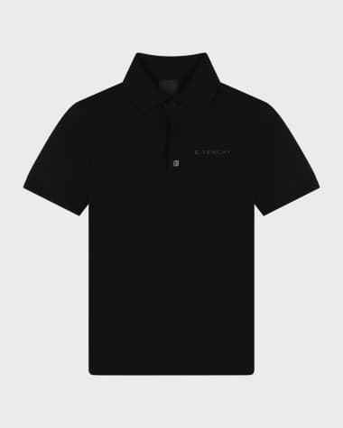 Givenchy Boy's Logo-Print Polo Shirt, Size 4-6