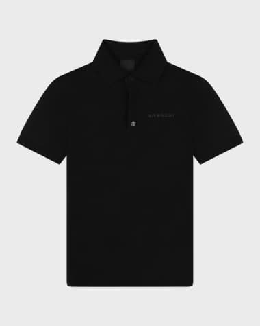 Givenchy Boy's Logo-Print Polo Shirt, Size 8-14