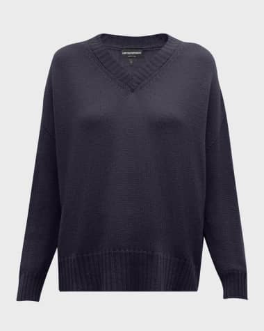 Emporio Armani Knit Wool-Cashmere Sweater