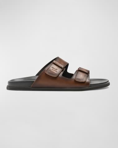 Rodd & Gunn Men's Kendrick Place Leather Slide Sandals