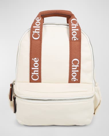 Chloe Kid's Grosgrain Canvas Changing Bag