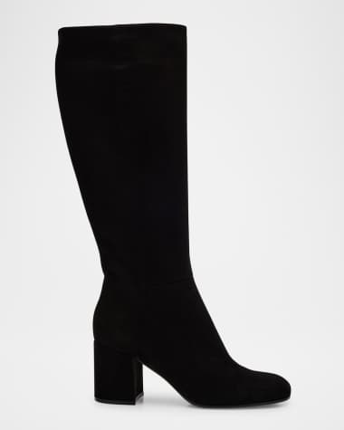 Gianvito Rossi Joelle Suede Knee Boots