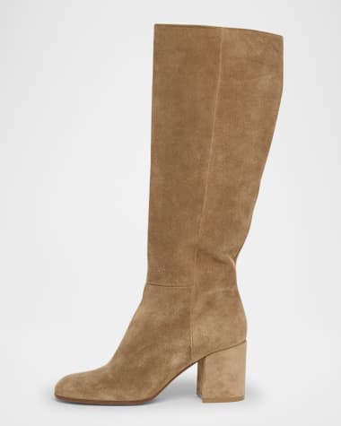 Gianvito Rossi Joelle Suede Knee Boots