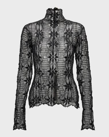 Ulla Johnson Amal Knit Turtleneck Top