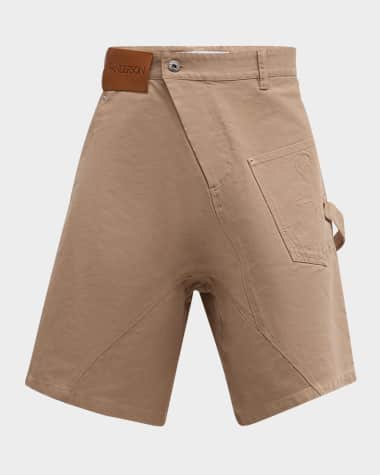 JW Anderson Men's Twisted Workwear Shorts