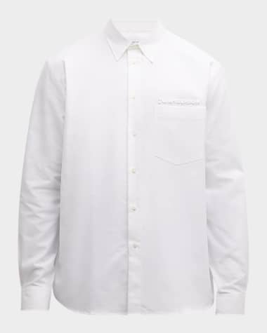JW Anderson Men's Logo Pocket Sport Shirt