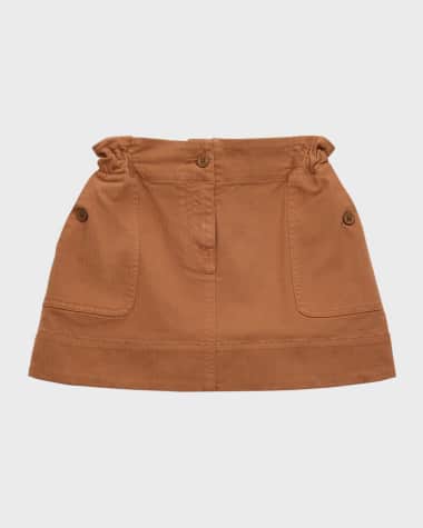 Etro Girl's Paper Bag Skirt, Size 12-16