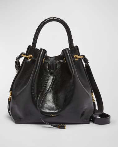 Chloe Marcie Bucket Bag in Shiny Calfskin