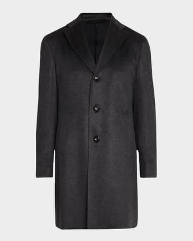 Neiman Marcus Men's Cashmere Topcoat