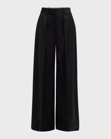 Veronica Beard Sonia Wide-Leg Pants