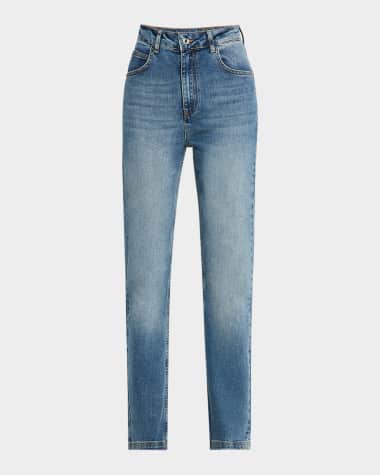 Vanessa Bruno OG Benito High-Rise Straight Denim Jeans
